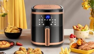 Frytkownica Beztłuszczowa Ava Gold 7L 1900W Air Fryer Xl Frytownica Lcd 5