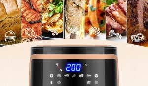 Frytkownica Beztłuszczowa Ava Gold 7L 1900W Air Fryer Xl Frytownica Lcd 10