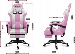 Fotel Huzaro  Force 4.7 Pink Mesh 13