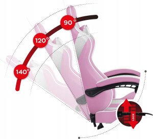 Fotel Huzaro  Force 4.7 Pink Mesh 6