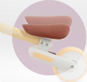 Jeździk Dla Dzieci Trójkołowy - Momi Dex Żółty - Lekki 12M+ Składany 5