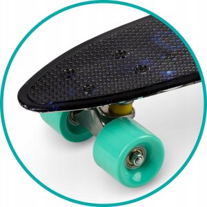 Deskorolka Dla Dzieci Fiszka - Qkids Galaxy - Antypoślizgowa Kauczuk Abec-7 5