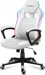 Fotel Huzaro Force 2.5 White RGB Mesh 2