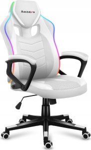 Fotel Huzaro Force 2.5 White RGB Mesh 4