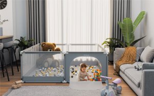 Kojec Dziecięcy Bezpieczny Dla Dzieci Tulano Cozy 28 180 X 200Cm 10