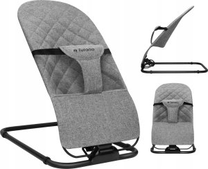 Bujaczek Leżaczek Składany Regulowany Dla Dzieci Tulano Moon 20 Grey 2