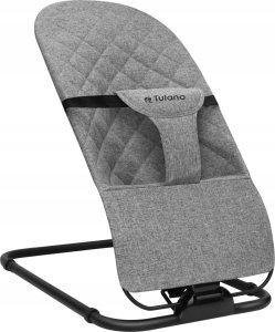 Bujaczek Leżaczek Składany Regulowany Dla Dzieci Tulano Moon 20 Grey 4