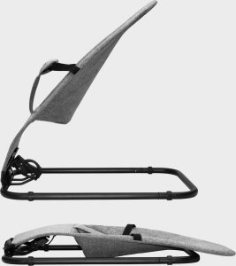 Bujaczek Leżaczek Składany Regulowany Dla Dzieci Tulano Moon 20 Grey 6