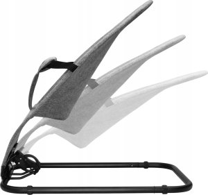 Bujaczek Leżaczek Składany Regulowany Dla Dzieci Tulano Moon 20 Grey 7