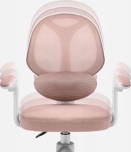 Fotel Obrotowy Krzesło Dla Dzieci Młodzieży Mark Adler Junior 4.5 Pink 9