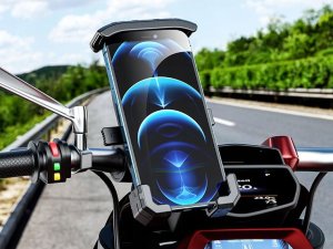 Uchwyt Motocyklowy Na Kierownicę Pod Lusterko Na Telefon Extremstyle R15 4
