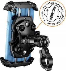 Garmin Uchwyt Na Duży Telefon R22 Quad Cross Z Amortyzatorem Drgań Na Kierownicę 3
