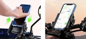 Uchwyt Motocyklowy Antywibracyjny Na Telefon R9 6