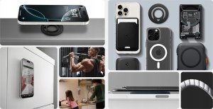 SPIGEN DUAL POP MAG MAGSAFE PHONE RING BLACK 9