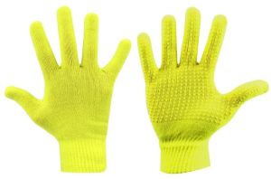 Axer Sport Rękawiczki Gloves Knitted Anti-skid Yellow r. XS/S (5044) 1