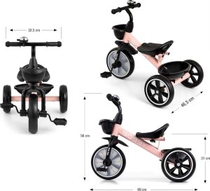 Milly Mally Rowerek Trójkołowy Bobby Pink 12