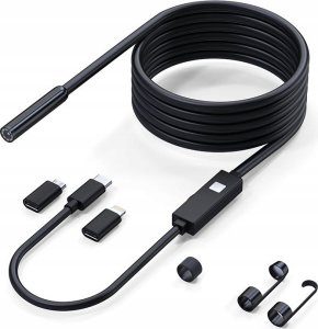 Mikroskop Inskam ENDOSKOP KAMERA INSPEKCYJNA 1920P HD DO TEL Android iOS 9LED 5m 7.9mm IP67 6