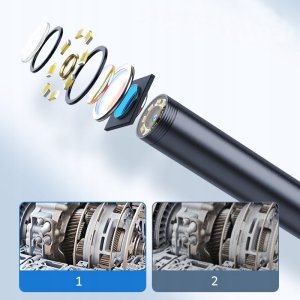 Mikroskop Inskam ENDOSKOP KAMERA INSPEKCYJNA 1920P HD DO TEL Android iOS 9LED 5m 7.9mm IP67 8