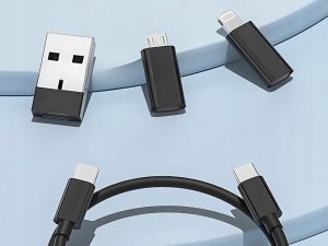Adaptery Przejściówki USB-C do Lightning / Micro USB / USB-A Zestaw 5w1 4