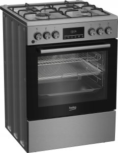 Gas stove with electric oven BEKO FBMA62330TXDSN, 60 cm 8