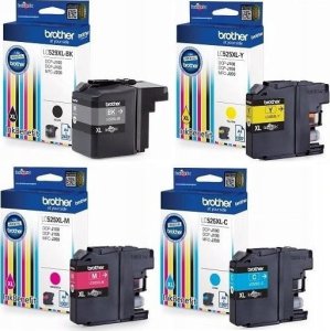 Tusz Brother LC-525XL 3 x 11,5ml+ LC-529XL1 x 44,1ml CMYK Oryginał komplet 1