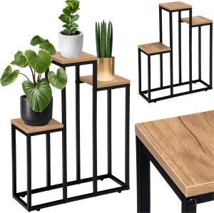 Kwietnik metalowy loft AGRAS CRAFT stojak na kwiaty 1