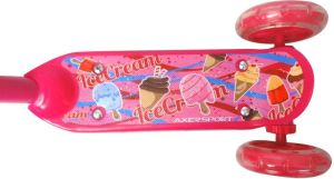 Hulajnoga Axer Sport Hulajnoga trójkołowa TINNI ICE CREAM czerwona (A1939) 4