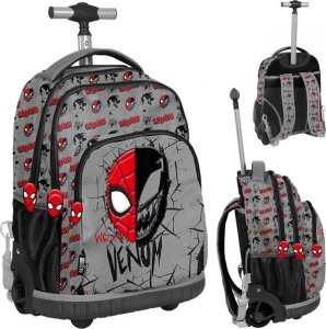 Spiderman Plecak Szkolny na Kółkach Venom z Rączką  Paso [SP23BB-671] 1