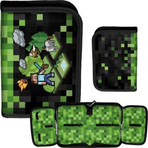 Gry Piórnik Szkolny Piksele Gry Gamer Minecraft [PP23XL-P001BW] 1