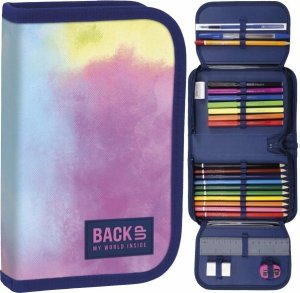 Pastelowy Piórnik BackUP z Wyposażeniem do Szkoły dla Dziewczynek [PB5SW29] 1