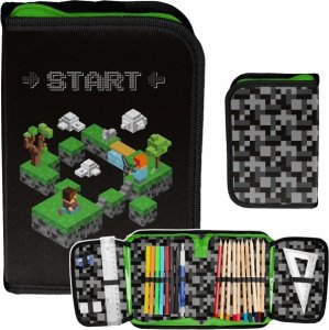 Gamer Piórnik z Wyposażeniem dla Uczniów Podstawówki Minecraft Gry Gra 1