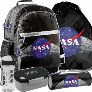 NASA Plecak Chłopięcy Szkolny do 1-4  klas Podstawówki KOSMICZNY PASO 1