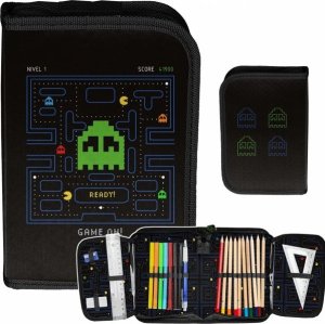 PAC-MAN PIÓRNIK Z WYPOSAŻENIEM DLA PODSTAWÓWKI GAMER GRY GAMING CHŁOPIĘCY 1