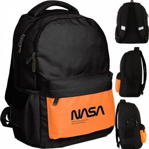 CZARNY PLECAK NASA BEUNIQ MŁODZIEŻOWY SZKOLNY SPORTOWY PASO 1
