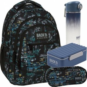 PLECAK MŁODZIEŻOWY BACKUP DLA CHŁOPAKA SZKOLNY UKŁAD SCALONY ZESTAW 2w1 1