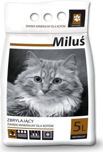 Certech Miluś Economic Żwirek dla kota 5 L 1