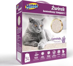 Hilton żwirek bentonitowy dla kota Compact zbrylający o zapachu lawendy 5 L 1