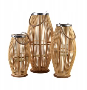 LUCIE NATURAL Lampion 22xh40cm 1