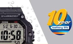 Zegarek Casio AE-1600H -8BVEF młodzieżowy wodoszczelny . 4