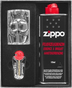 Zestaw ZIPPO Zapalniczka STOCKING GIRL TRICK Prezentowy No1 1