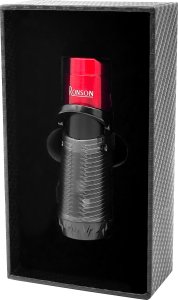 Zapalniczka RONSON BORA RED BLACK 2 JET z puncherem do cygar żarowa 1