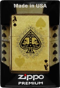Zapalniczka ZIPPO ACE OF SPADES 60007299 1