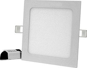PANEL LED PODTYNKOWY PLAFON SUFITOWY KWADRAT 12W B.ZIMNA 1