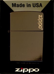 Zippo Zestaw ZIPPO Zapalniczka BROWN MATTE LOGO No1 2