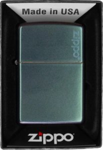 Zestaw ZIPPO Zapalniczka IRIDESCENT LOGO Prezentowy No1 2