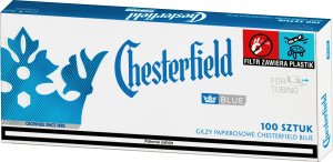 Gilzy papierosowe CHESTERFIELD BLUE 100szt 1