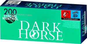 Gilzy papierosowe DARK HORSE STRONG MENTHOL 200szt 1