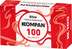 Gilzy papierosowe KOMPAN KLASYK 100szt 1