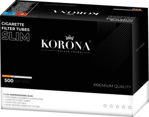 Gilzy papierosowe KORONA SLIM 500szt 1