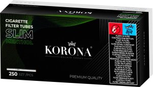 Gilzy papierosowe KORONA SLIM MENTHOL 250szt 1